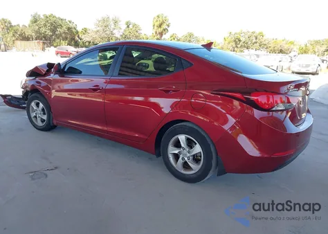 2015 Hyundai Elantra Se z USA, uszkodzony, nr VIN 5NPDH4AE1FH619343